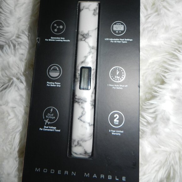 chi tourmaline ceramic flat iron - 1 - modern marble ++ FREE Case 🆕📦⌚🏃🏻💨⚡🚚 - Picture 3 of 16